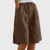 Ella | Loose-Fit Elastic Waist Shorts
