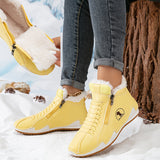 Lotte – Warm lined ankle boot with zipper & lacing