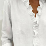 Susan | Ruffled Blouse