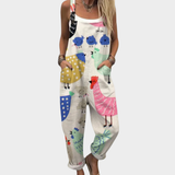 Ruby | Comfortable Printed Overalls