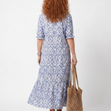 Nicole | Printed Flowing Midi Dress