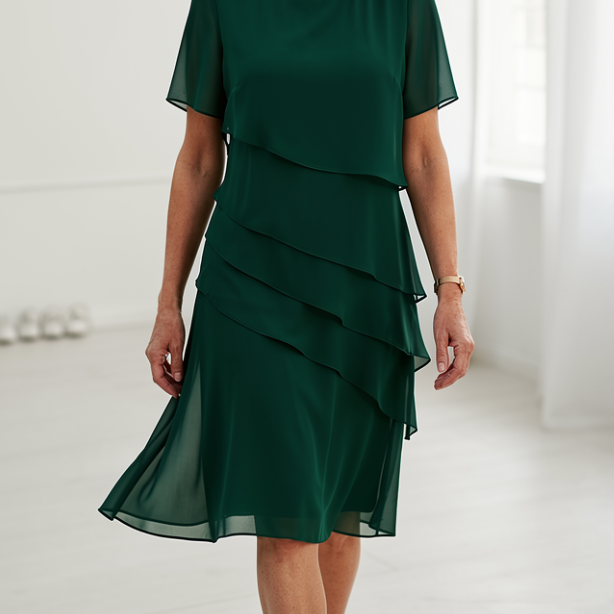 Juliette | Elegant Flowing Dress with Ruffles