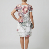 Kualani | Floral Knee-Length Dress