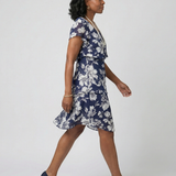Thea | Floral Knee-Length Dress