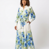 Nora | Floral Long Sleeve Maxi Dress