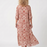 Poms | Bohemian Midi Dress with