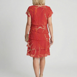 Nora | Soft Abstract Midi Dress