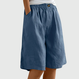 Ella | Loose-Fit Elastic Waist Shorts