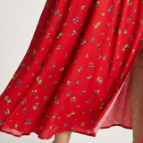 Delphine | Puff Sleeve Midi Dress