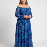 Aspen | Off-Shoulder Floral Maxi Dress