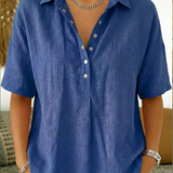 Willow | Blouse with Collar and Button Details