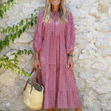 Isabelle | Geometric Midi Dress