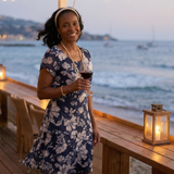 Thea | Floral Knee-Length Dress