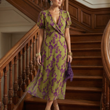 Ava | Relaxed Floral Midi Dress
