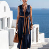 Myra | Contrast Midi Dress