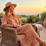 Sophie | Printed Midi Dress with Pockets
