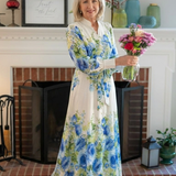 Nora | Floral Long Sleeve Maxi Dress