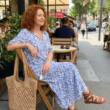 Nicole | Printed Flowing Midi Dress