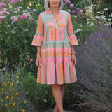 Maelle | Geometric Print Dress
