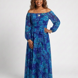Aspen | Off-Shoulder Floral Maxi Dress