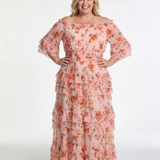 Rosalie | Floral Ruffled Maxi Dress