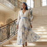 Rielle | Wrap Pleated Midi Dress