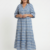 Diamond | Print Midi Dress