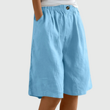 Ella | Loose-Fit Elastic Waist Shorts