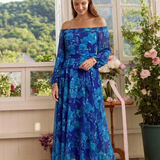 Aspen | Off-Shoulder Floral Maxi Dress