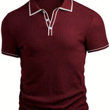 Hugo | Custom Structured Polo Mediterranean Elegance Top