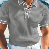 Hugo | Custom Structured Polo Mediterranean Elegance Top