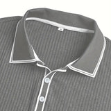 Hugo | Custom Structured Polo Mediterranean Elegance Top