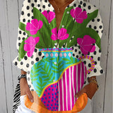 Diana | Floral Graphic Blouse