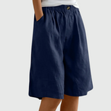 Ella | Loose-Fit Elastic Waist Shorts