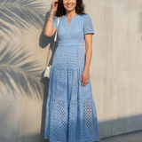Brielle | Midi Dress with Short Sleeves