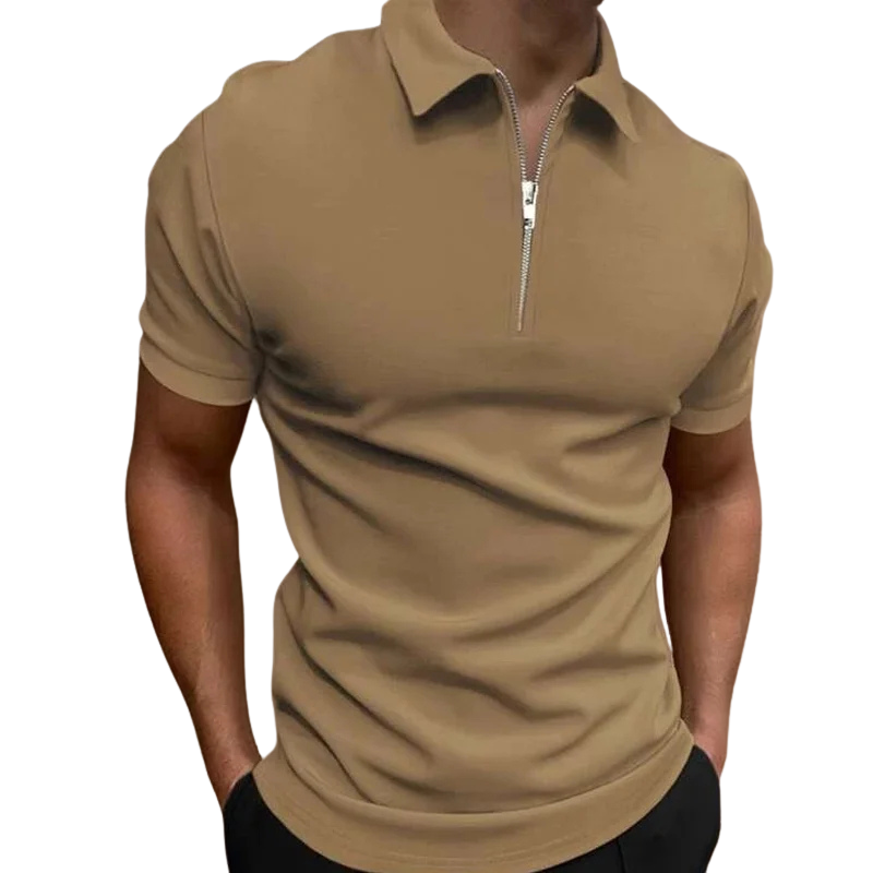 Max | Modern Polo with Half-Zip Top