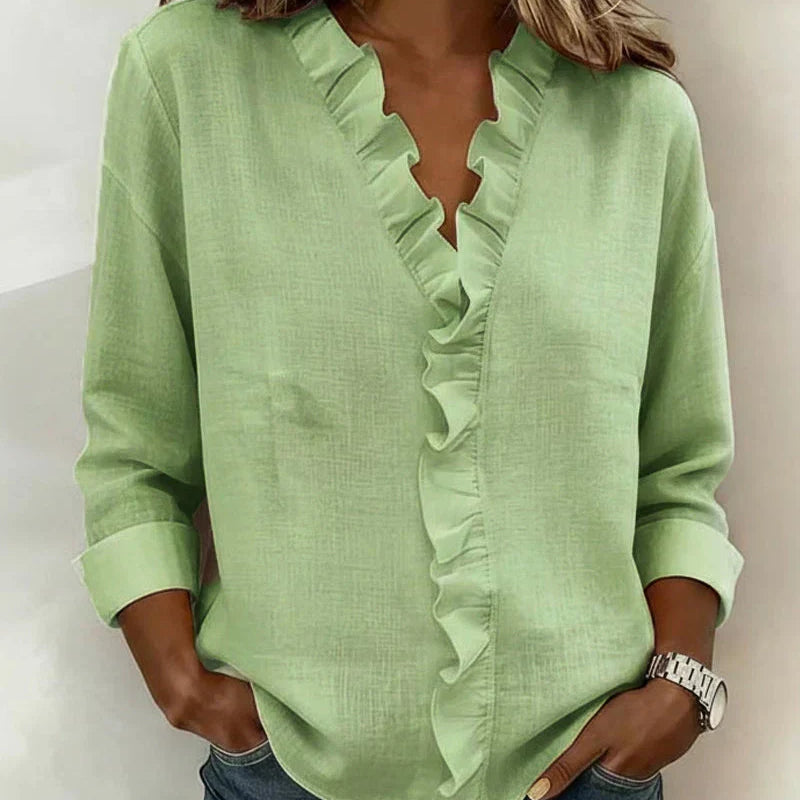 Susan | Ruffled Blouse