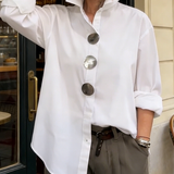 Sophie | Elegant Blouse with Large Buttons