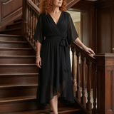 Elric | Draped Midi Dress