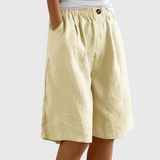 Ella | Loose-Fit Elastic Waist Shorts