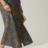 Moon | Natural Midi Wrap Dress