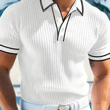 Hugo | Custom Structured Polo Mediterranean Elegance Top
