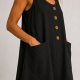 Macey | Cotton Linen Summer Dress