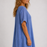 Violette | Long Flowy Dress in Linen