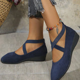 Isla | Closed Ballet Flats with Wedge Sole