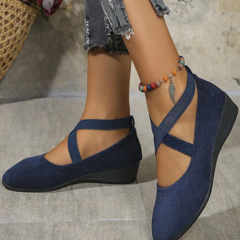 Isla | Closed Ballet Flats with Wedge Sole