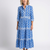 Ysolde | Midi Dress with Three-quarter Sleeves