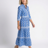 Ysolde | Midi Dress with Three-quarter Sleeves