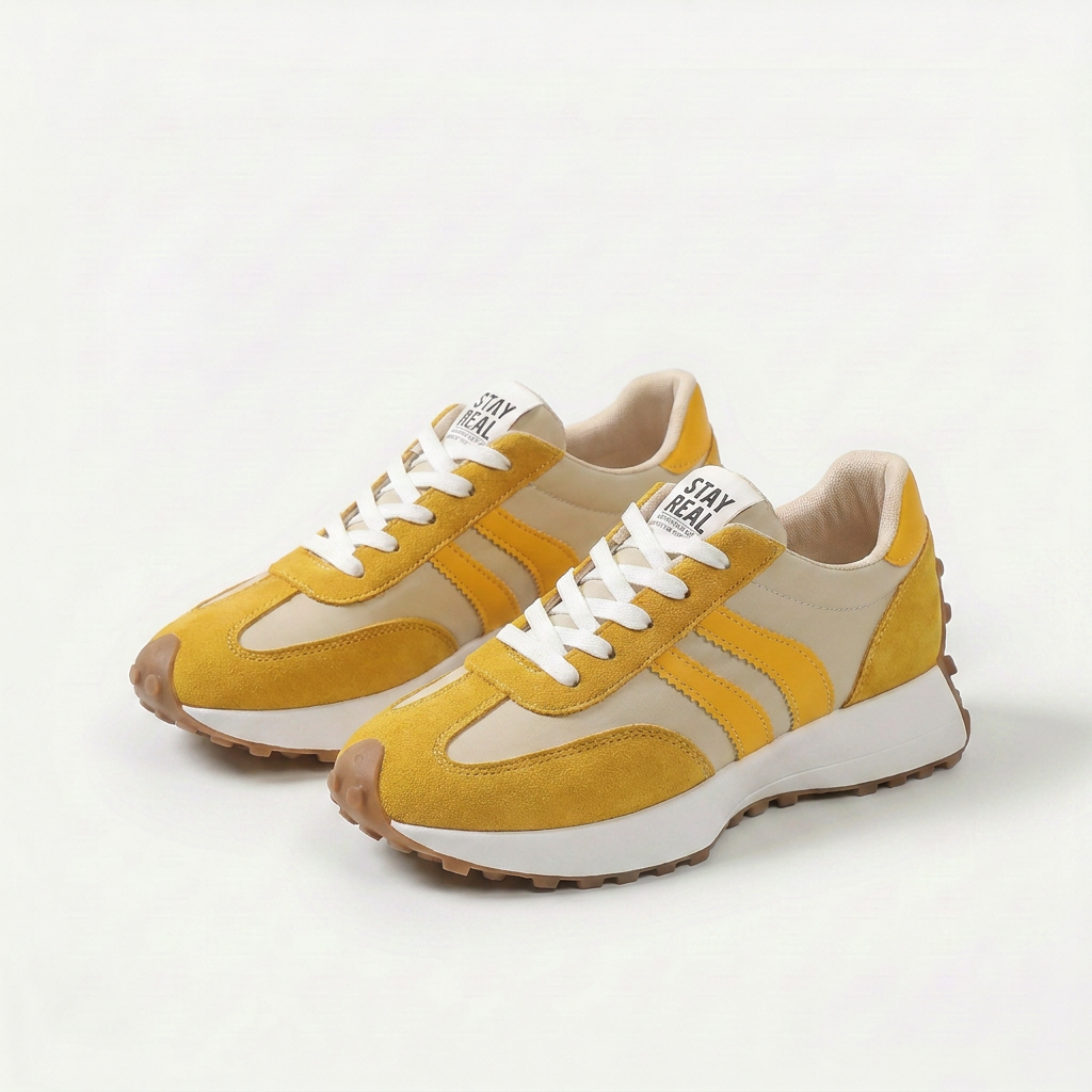 Nova – Retro Platform Sneaker with Cushioned Comfort Sole