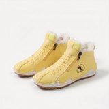 Lotte – Warm lined ankle boot with zipper & lacing